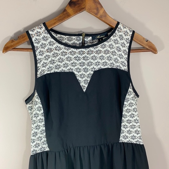 Monteau Lace Top Midi Dress Size S - Picture 2 of 7